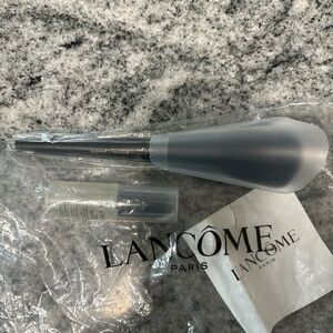 LANCOME MINERAL POWDER FOUNDATION full face BRUSH &fix it setting mist bundle